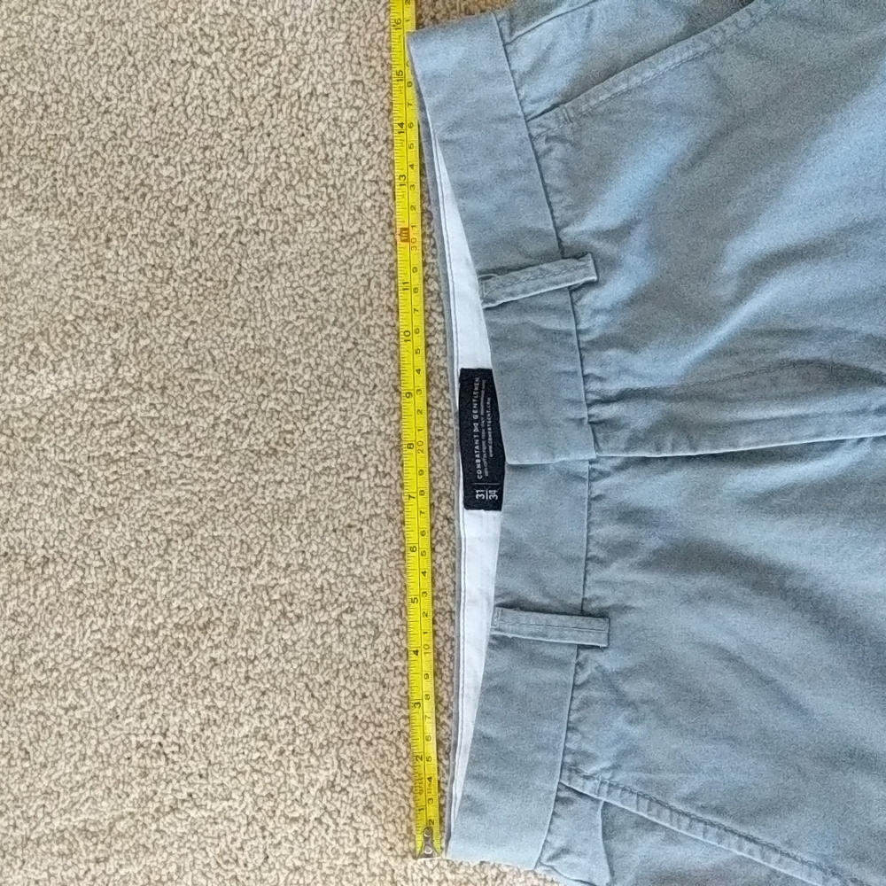Combatant Gentlemen chinos, sage color, size 31 x 29.75 - Picture 5 of 10